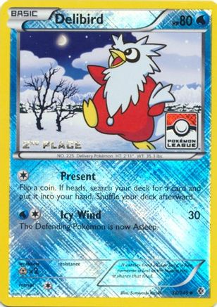 Delibird (38/149) (League Promo 2nd Place) [Black & White: Boundaries Crossed]-1
