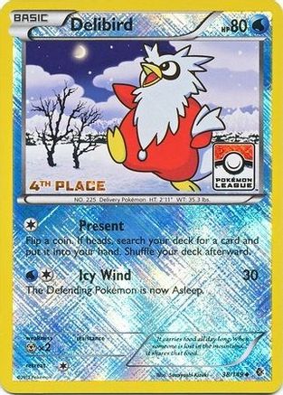 Delibird (38/149) (League Promo 4th Place) [Black & White: Boundaries Crossed]-1