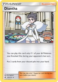 Diantha (105/131) (Regional Championship Promo) [Sun & Moon: Forbidden Light]-1