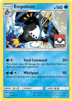 Empoleon (34/156) (League Promo) [Sun & Moon: Ultra Prism]-1