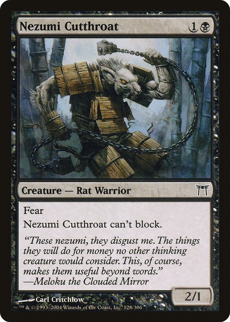 Nezumi Cutthroat [Champions of Kamigawa]-1
