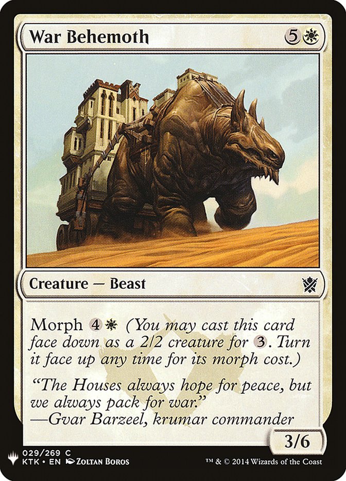 War Behemoth [Mystery Booster]-1