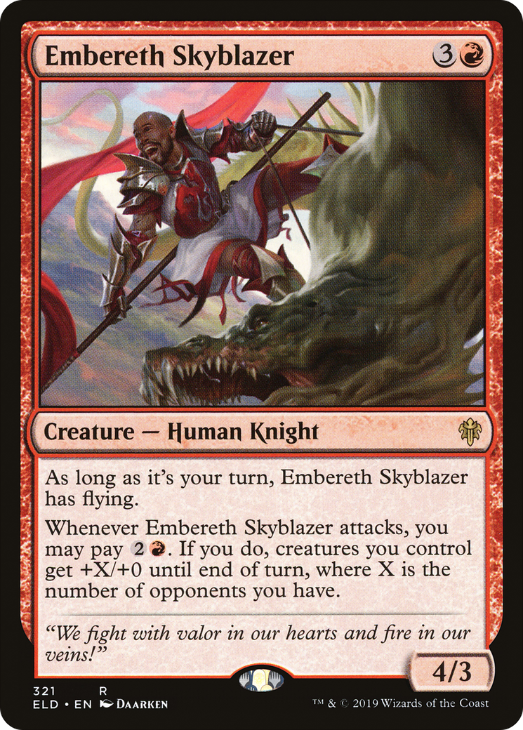 Embereth Skyblazer [Throne of Eldraine]-1