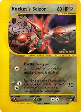 Rocket's Scizor (4) (Winner) [Best of Promos]-1