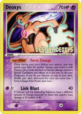 Deoxys (16/107) (Movie Promo) [EX: Deoxys]-1