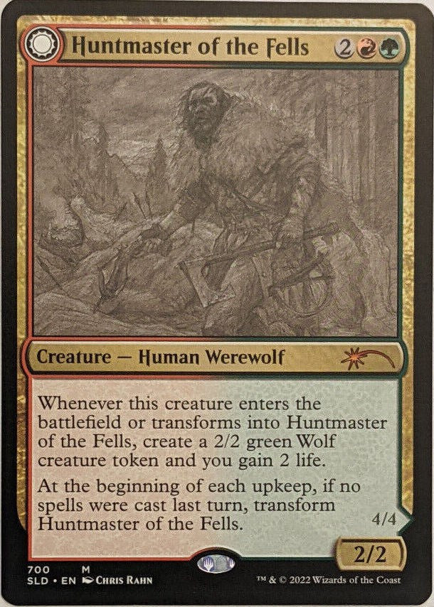 Huntmaster of the Fells // Ravager of the Fells (Sketch) [Secret Lair Drop Promos]-1