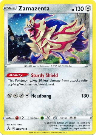 Zamazenta (SWSH034) [Sword & Shield: Black Star Promos]-1