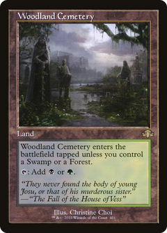 Woodland Cemetery (Retro Frame) (DMR-401) - Dominaria Remastered Foil-1