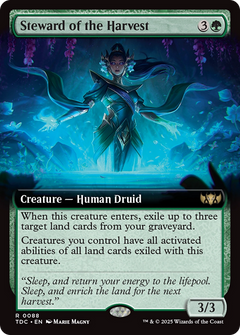 Steward of the Harvest (Extended Art) [Tarkir: Dragonstorm Commander]-1