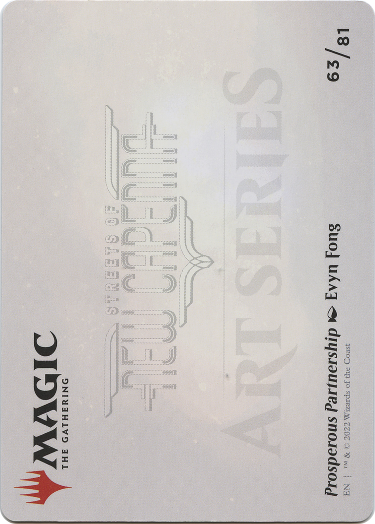 Prosperous Partnership // Prosperous Partnership (ASNC-063) - New Capenna Art Series (Borderless)-2