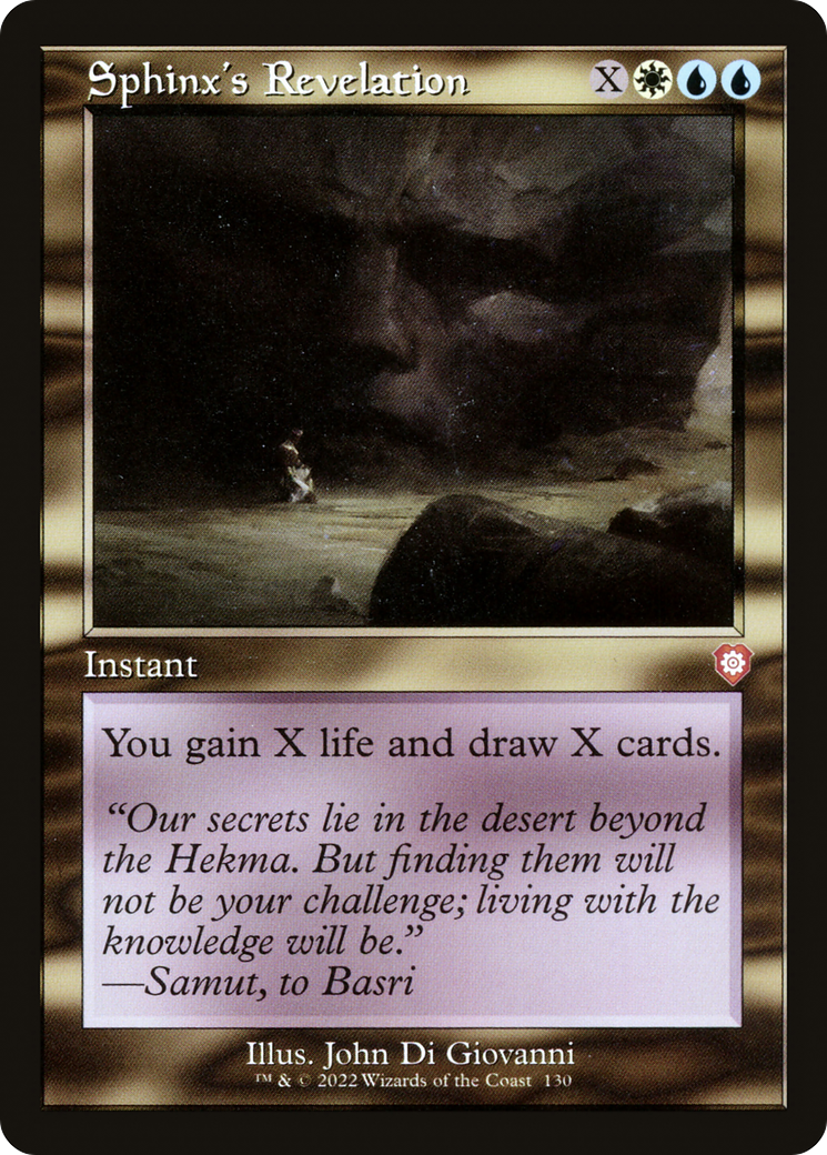Sphinx's Revelation (Retro) [The Brothers' War Commander]-1