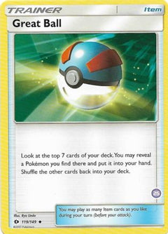 Great Ball (119/149) (Deck Exclusive #25) [Sun & Moon: Trainer Kit - Alolan Sandslash]-1