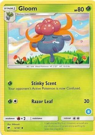 Gloom (5/147) (Deck Exclusive #6) [Sun & Moon: Trainer Kit - Alolan Ninetales]-1