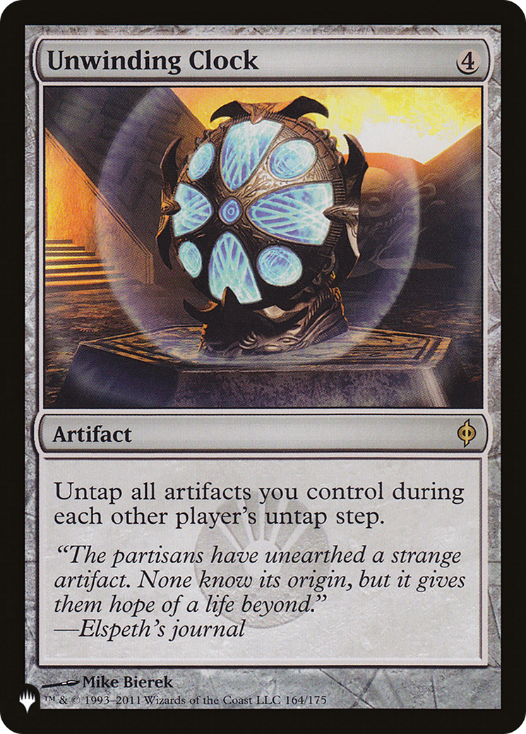 Unwinding Clock (LIST-164/175) - The List-1