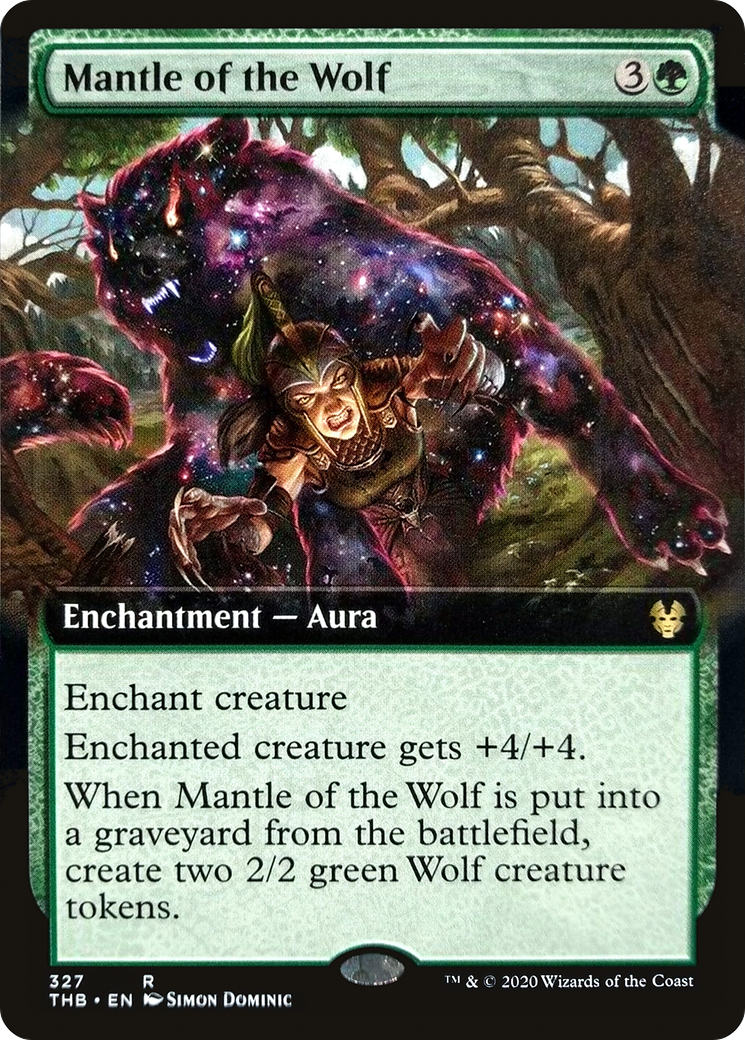 Mantle of the Wolf (Extended Art) [Theros Beyond Death]-1