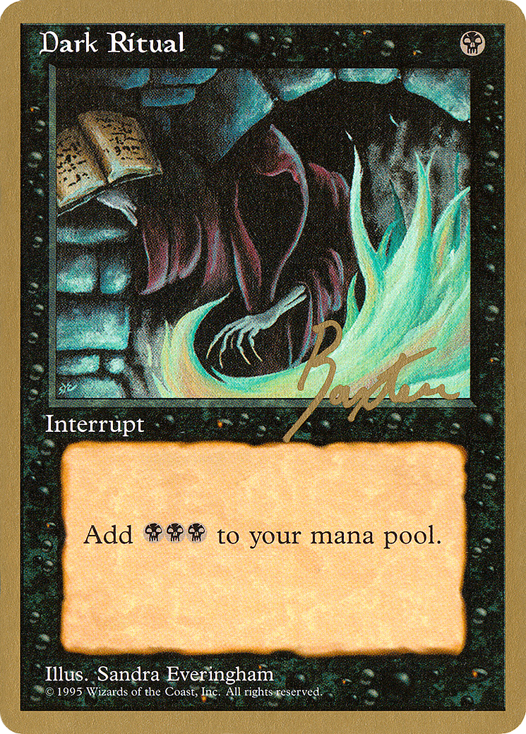 Dark Ritual (George Baxter) [Pro Tour Collector Set]-1