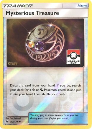 Mysterious Treasure (113/131) (League Promo Staff) [Sun & Moon: Forbidden Light]-1