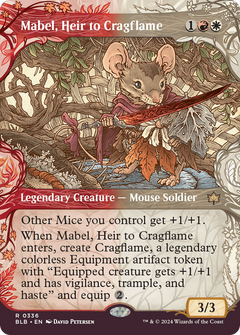 Mabel, Heir to Cragflame (Showcase) [Bloomburrow]-1