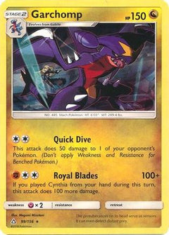 Garchomp (99/156) (Cracked Ice Holo) (Theme Deck Exclusive) [Sun & Moon: Ultra Prism]-1