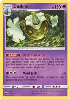 Dusknoir (53/147) (Theme Deck Exclusive) [Sun & Moon: Burning Shadows]-1