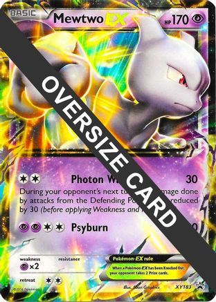 Mewtwo EX (XY183) (Jumbo Card) [XY: Black Star Promos]-1