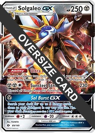 Solgaleo GX (89/149) (Jumbo Card) [Sun & Moon: Base Set]-1