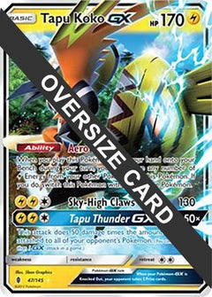 Tapu Koko GX (47/145) (Jumbo Card) [Sun & Moon: Guardians Rising]-1