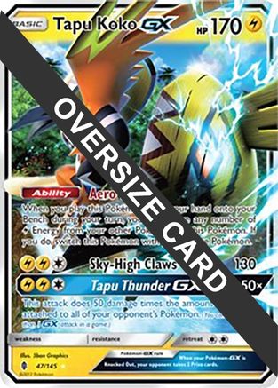 Tapu Koko GX (47/145) (Jumbo Card) [Sun & Moon: Guardians Rising]-1