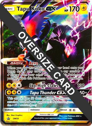 Tapu Koko GX (SM50) (Jumbo Card) [Sun & Moon: Black Star Promos]-1