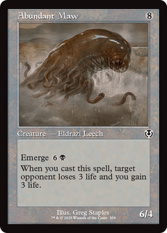 Abundant Maw (Retro Frame) [Innistrad Remastered]-1