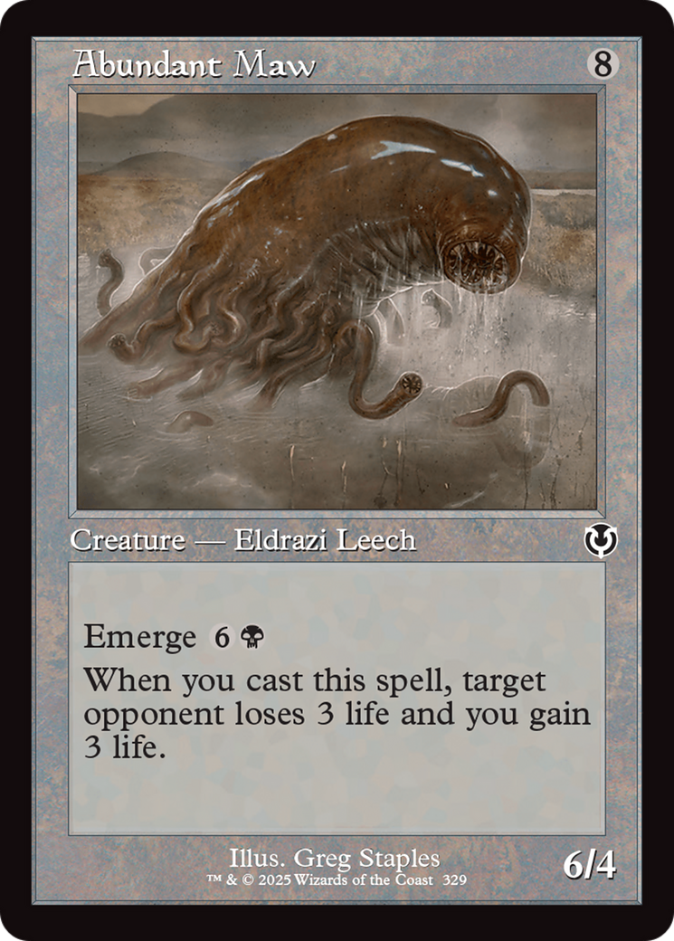 Abundant Maw (Retro Frame) [Innistrad Remastered]-1