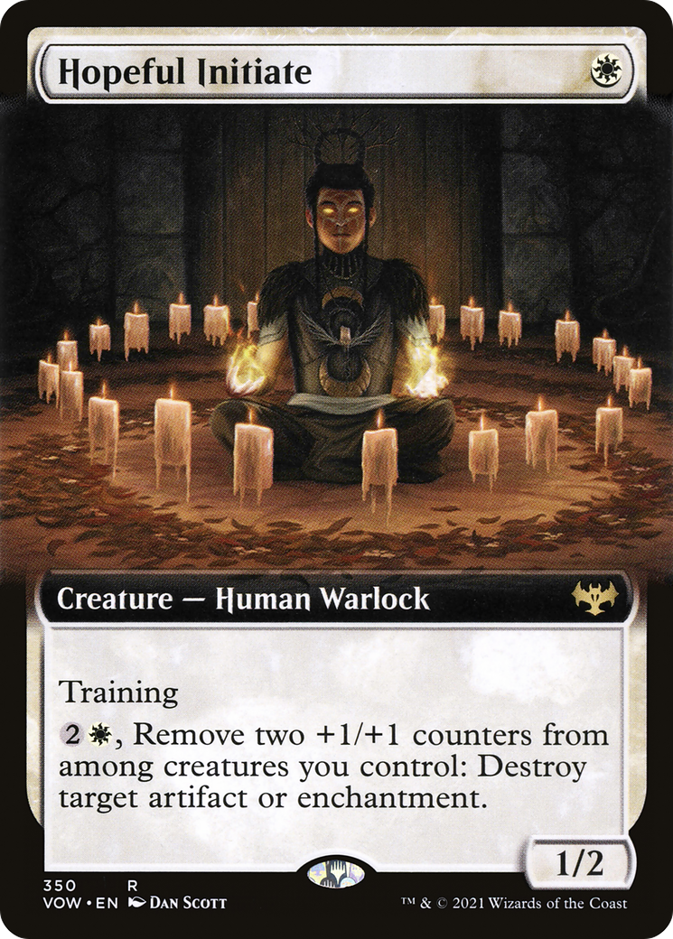 Hopeful Initiate (Extended Art) [Innistrad: Crimson Vow]-1