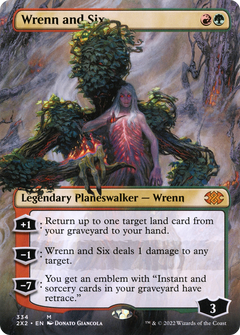Wrenn and Six (Borderless) (2X2-334) - Double Masters 2022 (Borderless) Foil-1
