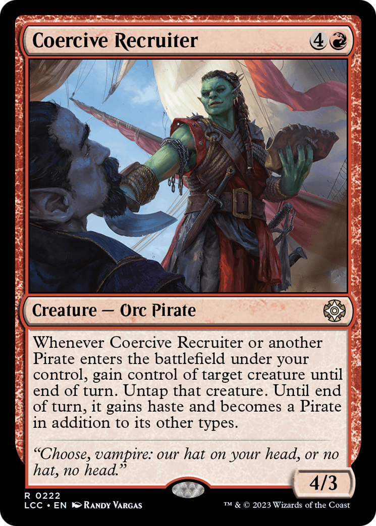 Coercive Recruiter [The Lost Caverns of Ixalan Commander]-1