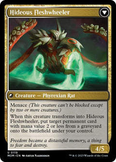 Nezumi Freewheeler // Hideous Fleshwheeler [March of the Machine]-2