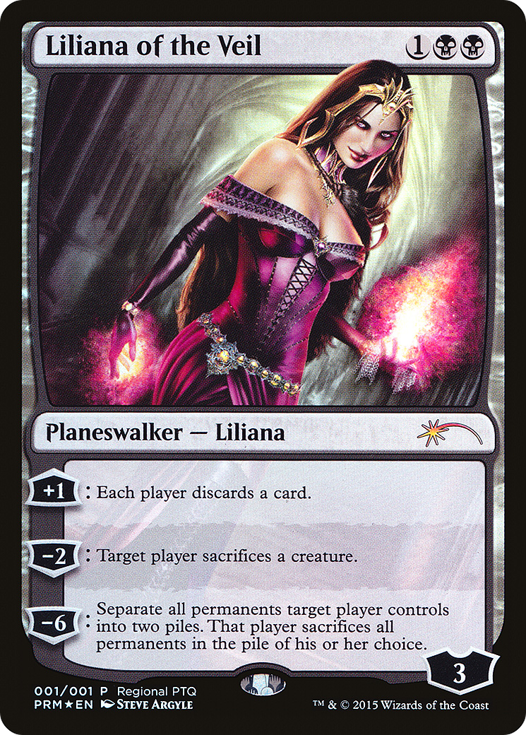 Liliana of the Veil (Regional PTQ) [Pro Tour Promos]-1
