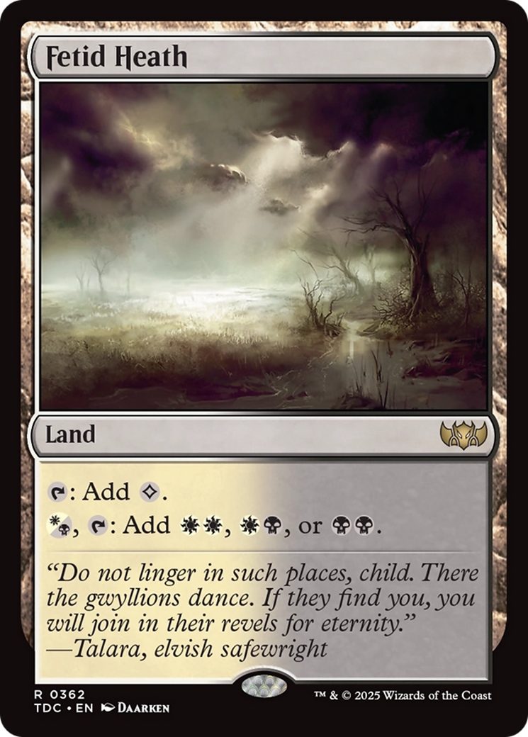 Fetid Heath [Tarkir: Dragonstorm Commander]-1