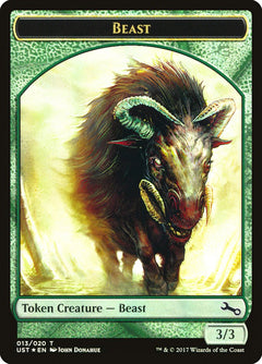 Beast // Beast Double-Sided Token [Unstable Tokens]-1