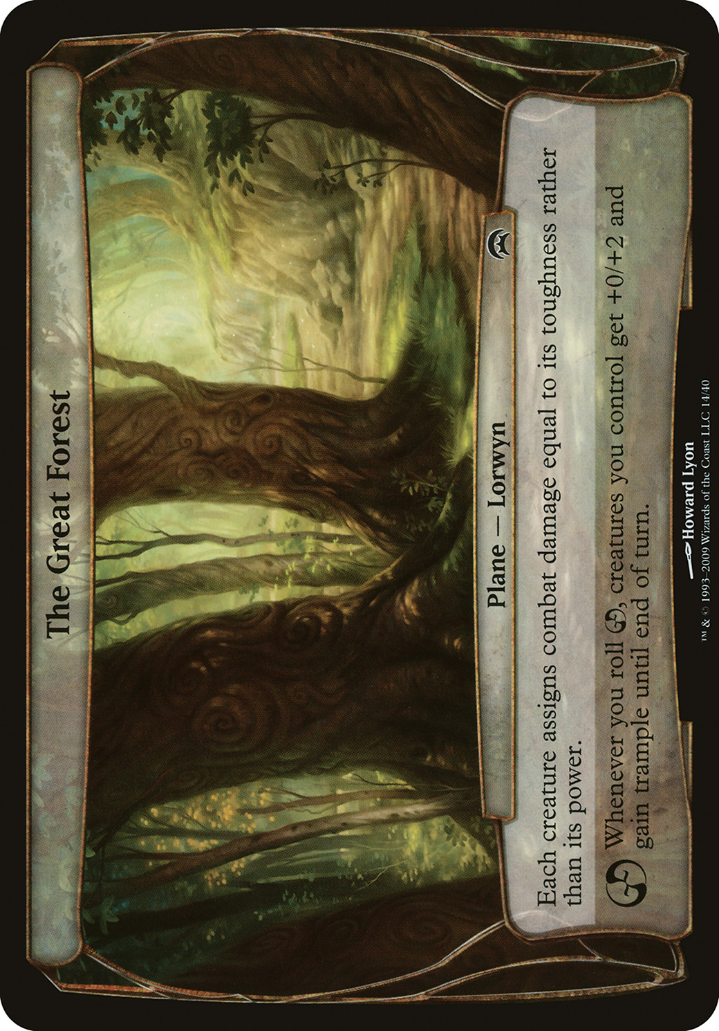The Great Forest (Planes) [Planechase Planes]-1