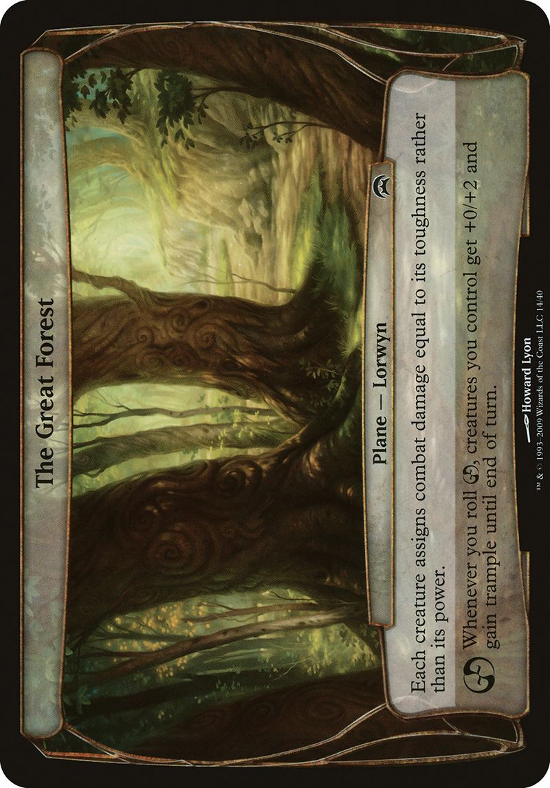 The Great Forest (Planes) [Planechase Planes]-1