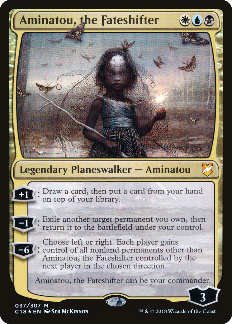 Aminatou, the Fateshifter [Commander 2018]-1