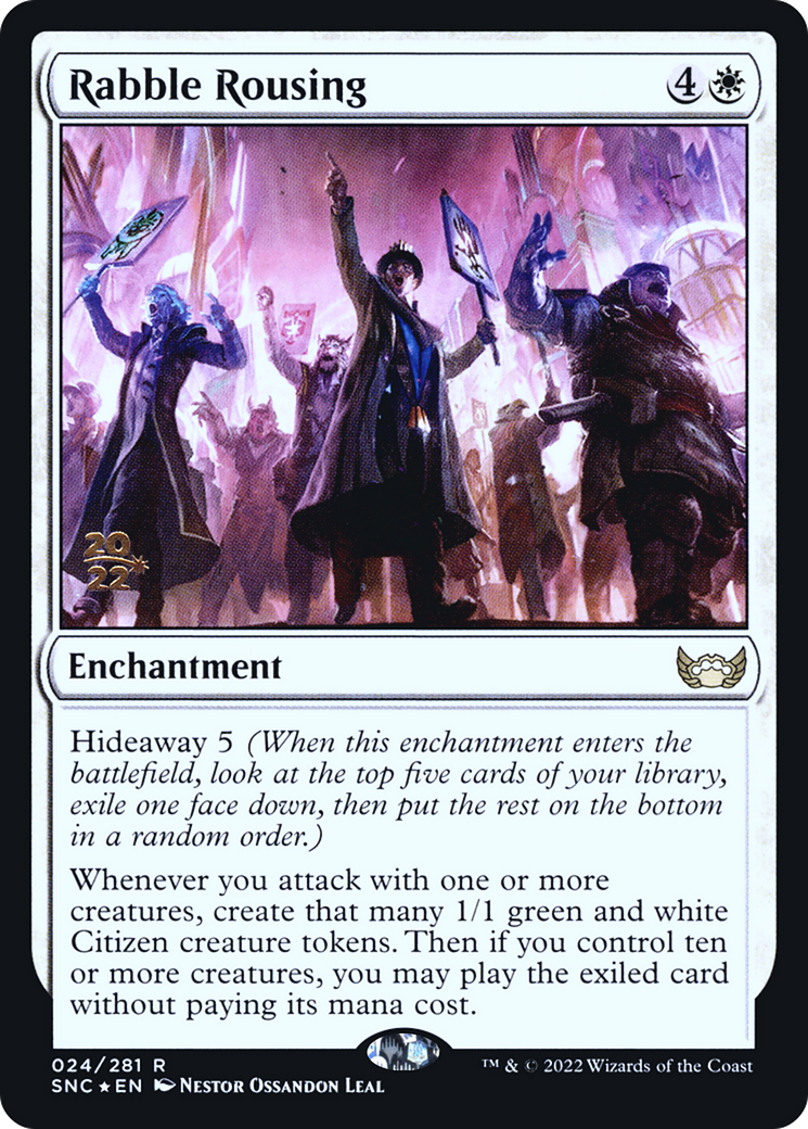 Rabble Rousing [Streets of New Capenna Prerelease Promos]-1