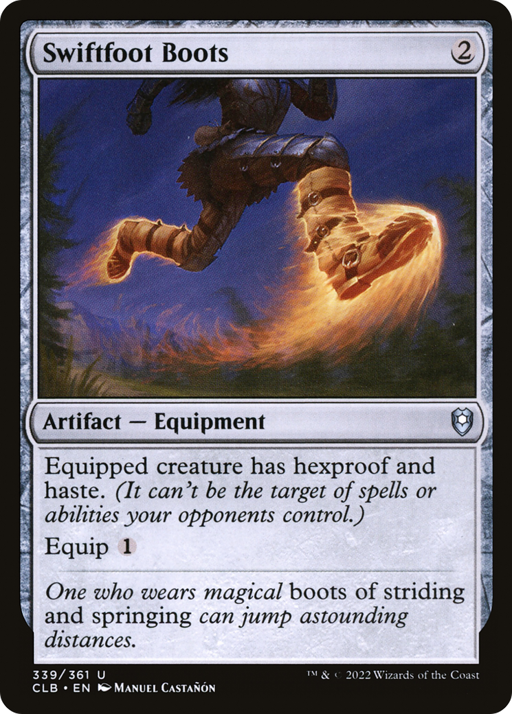 Swiftfoot Boots [Commander Legends: Battle for Baldur's Gate]-1