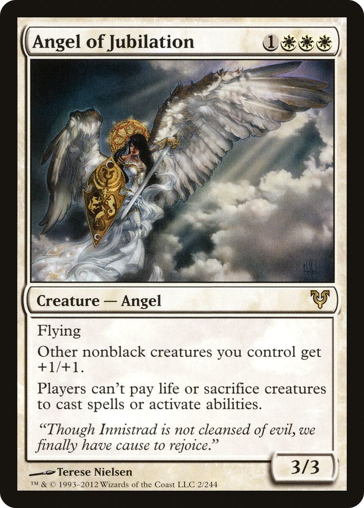 Angel of Jubilation [Avacyn Restored]-1
