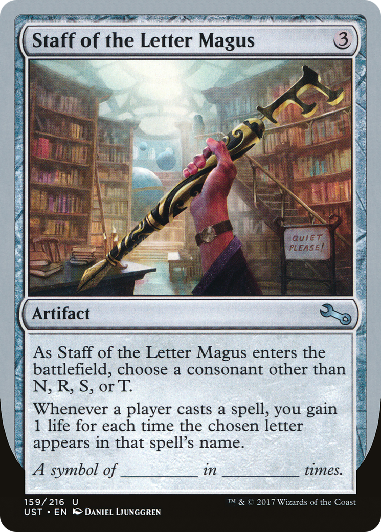 Staff of the Letter Magus [Unstable]-1