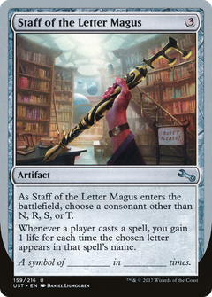 Staff of the Letter Magus [Unstable]-1