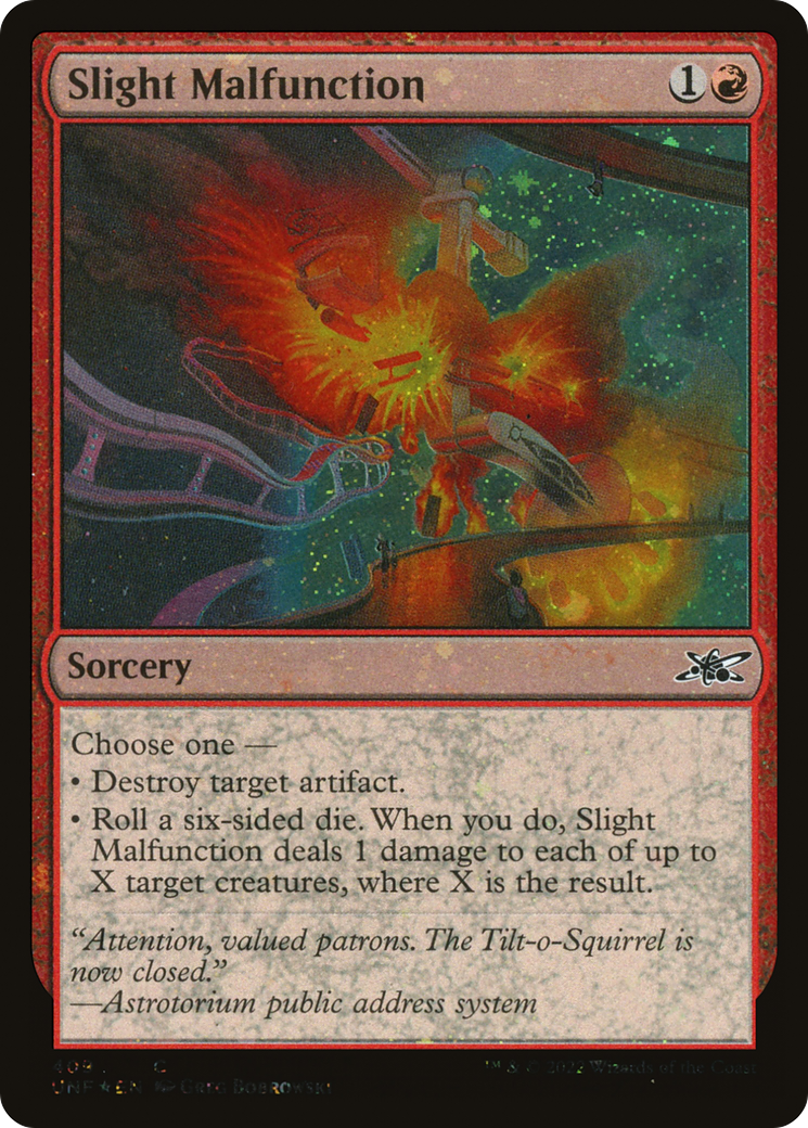 Slight Malfunction (Galaxy Foil) [Unfinity]-1
