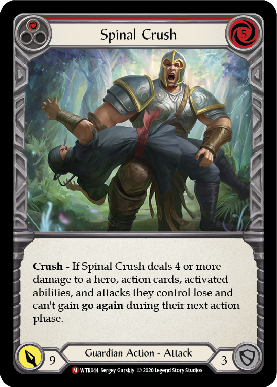 Spinal Crush [U-WTR044] (Welcome to Rathe Unlimited)  Unlimited Rainbow Foil-2