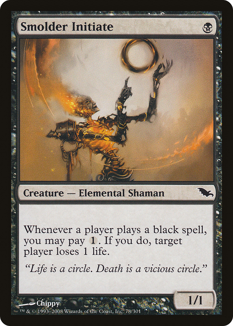 Smolder Initiate [Shadowmoor]-1