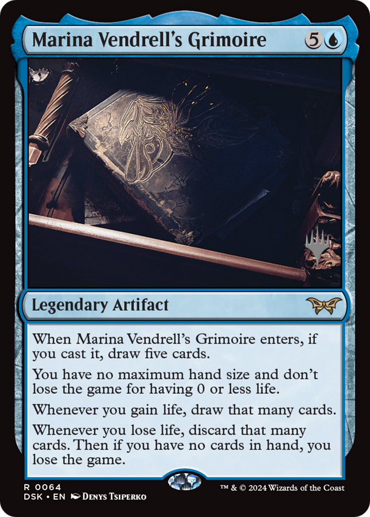 Marina Vendrell's Grimoire (Promo Pack) [Duskmourn: House of Horror Promos]-1